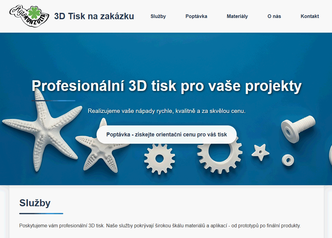 3D tisk na zakázku